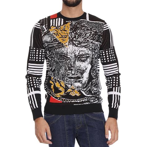 versace 12 jumper men|Versace hoodie men's sale.